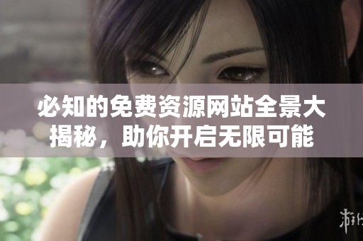 必知的免费资源网站全景大揭秘，助你开启无限可能