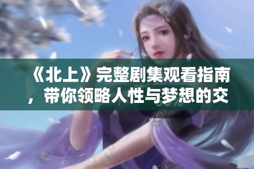 《北上》完整剧集观看指南，带你领略人性与梦想的交织之路