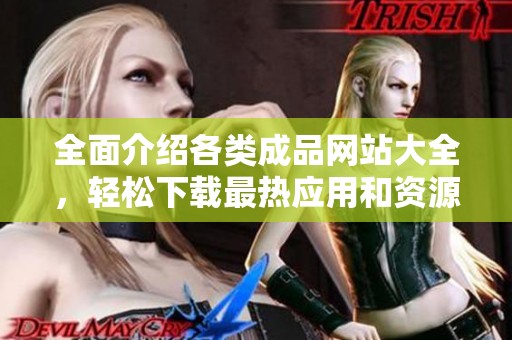 全面介绍各类成品网站大全，轻松下载最热应用和资源