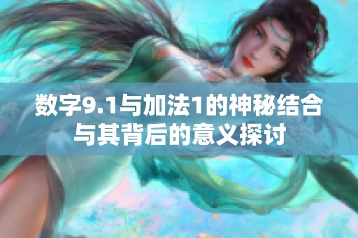 数字9.1与加法1的神秘结合与其背后的意义探讨