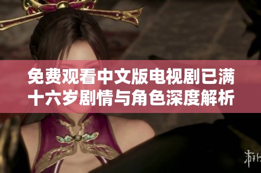 免费观看中文版电视剧已满十六岁剧情与角色深度解析