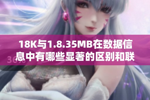 18K与1.8.35MB在数据信息中有哪些显著的区别和联系解析