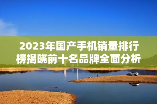 2023年国产手机销量排行榜揭晓前十名品牌全面分析与点评